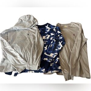 Boys Ralph Lauren long sleeve t-shirts size M 10/12